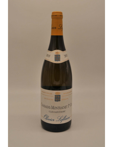 Domaine Olivier Leflaive - Chassagne-Montrachet 1er Cru - Clos Saint-Marc - 2015 - Cave Millésimes - Perpignan