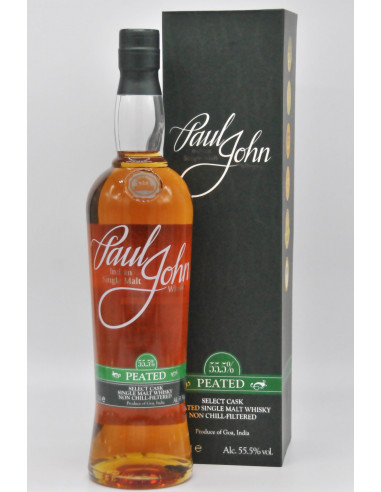 Paul John - Peated Select Cask - Cave Millésimes - Perpignan