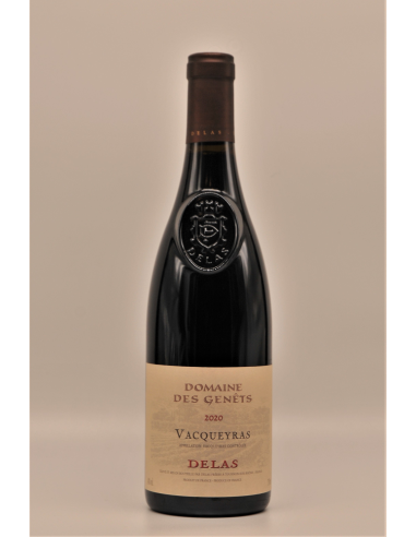 "Delas" Domaine des genêts - Vacqueyras - 2020 - Cave Millésimes - Perpignan