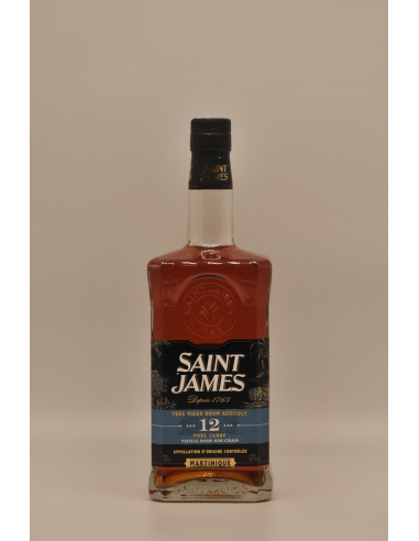 Saint-James - Très vieux Rhum Agricole - 12 ans - Cave Millésimes - Perpignan