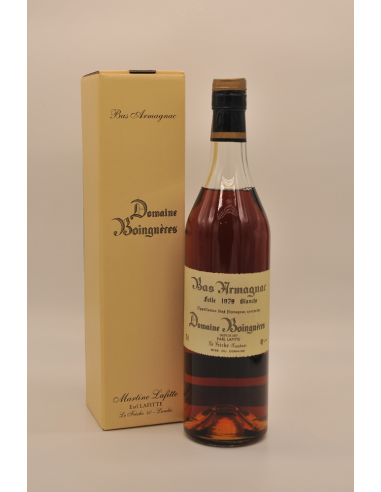 Bas Armagnac Domaine Boingnères 1979 Folle Blanche - Cave Millésimes - Perpignan